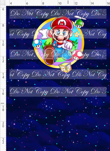 PREORDER - Rainbow Road Rush - Panel - Red Hat Guy - Navy Background - CHILD