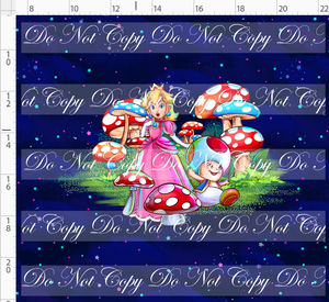 PREORDER - Rainbow Road Rush - Panel - Princess - Navy Background - ADULT