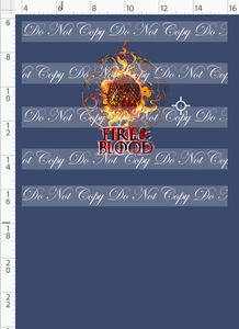 PREORDER - Fire and Blood - Panel - Egg Fire and Blood - Blue - CHILD