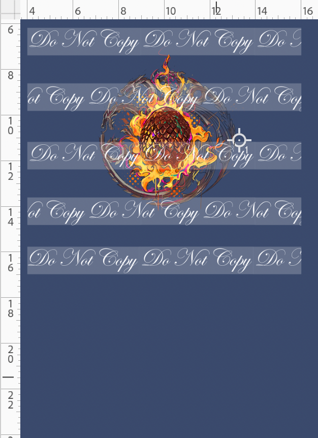 PREORDER - Fire and Blood - Panel - Egg - Blue - CHILD