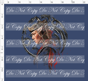 PREORDER - Fire and Blood - Panel - The Black Queen - Blue - ADULT