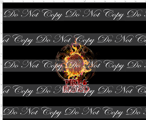 PREORDER - Fire and Blood - CUP CUT - Egg Fire and Blood - Black