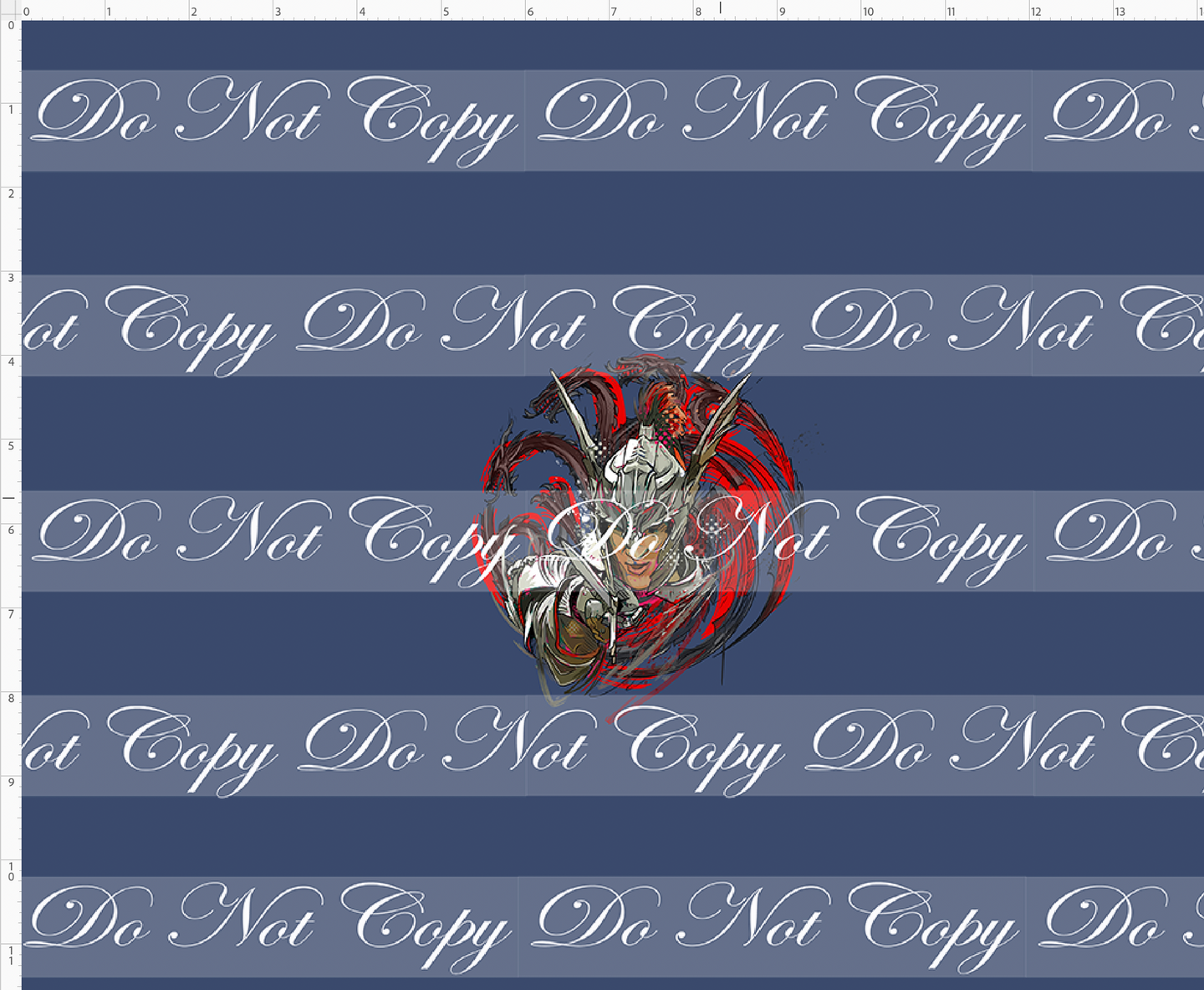 PREORDER - Fire and Blood - CUP CUT - Husband - Blue