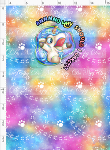 PREORDER - Heeler Hideaway - Panel - Unicorse - Bright Rainbow - CHILD