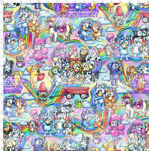 PREORDER - Heeler Hideaway - Characters and Rainbow - Pastel Rainbow - LARGE SCALE