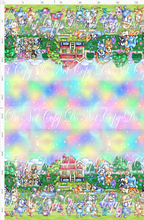 PREORDER - Heeler Hideaway - Double Border - Pastel Rainbow