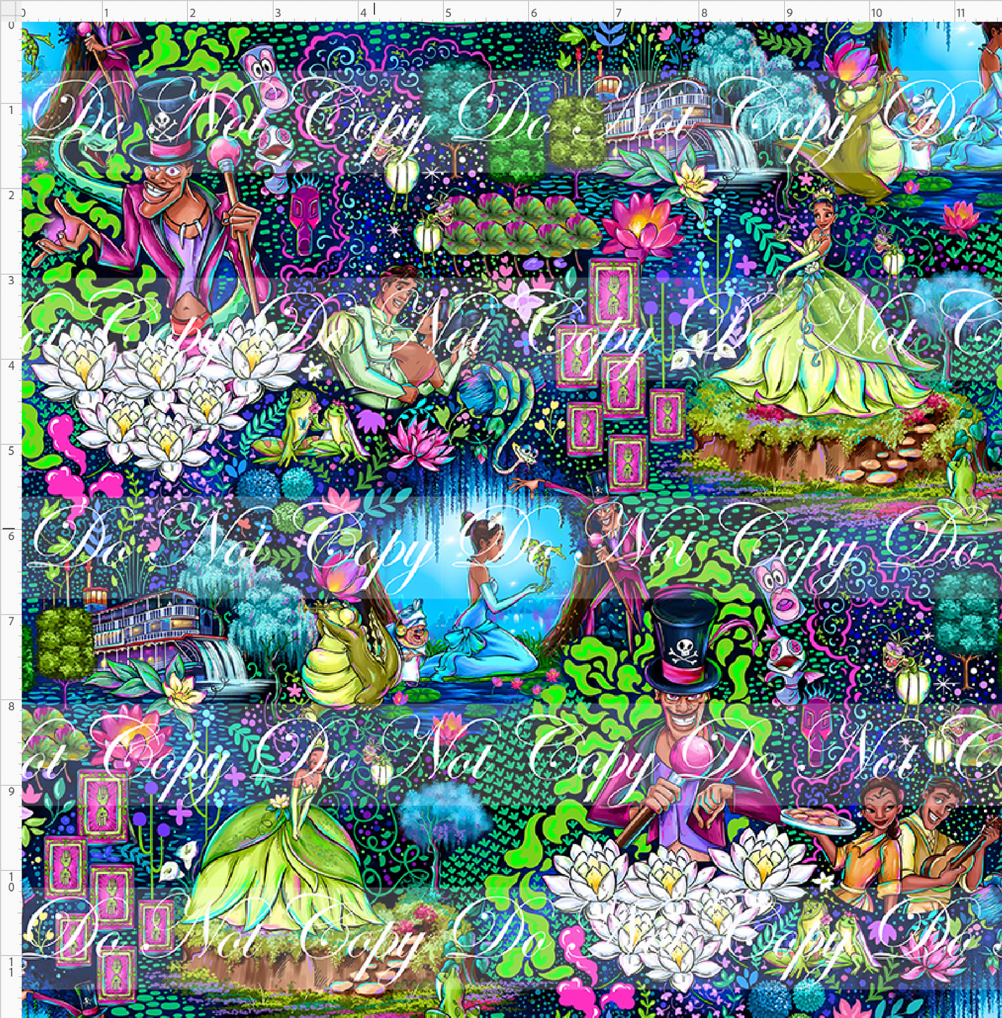PREORDER - Frogs & Fireflies - Characters with Details - Navy - REGULAR SCALE