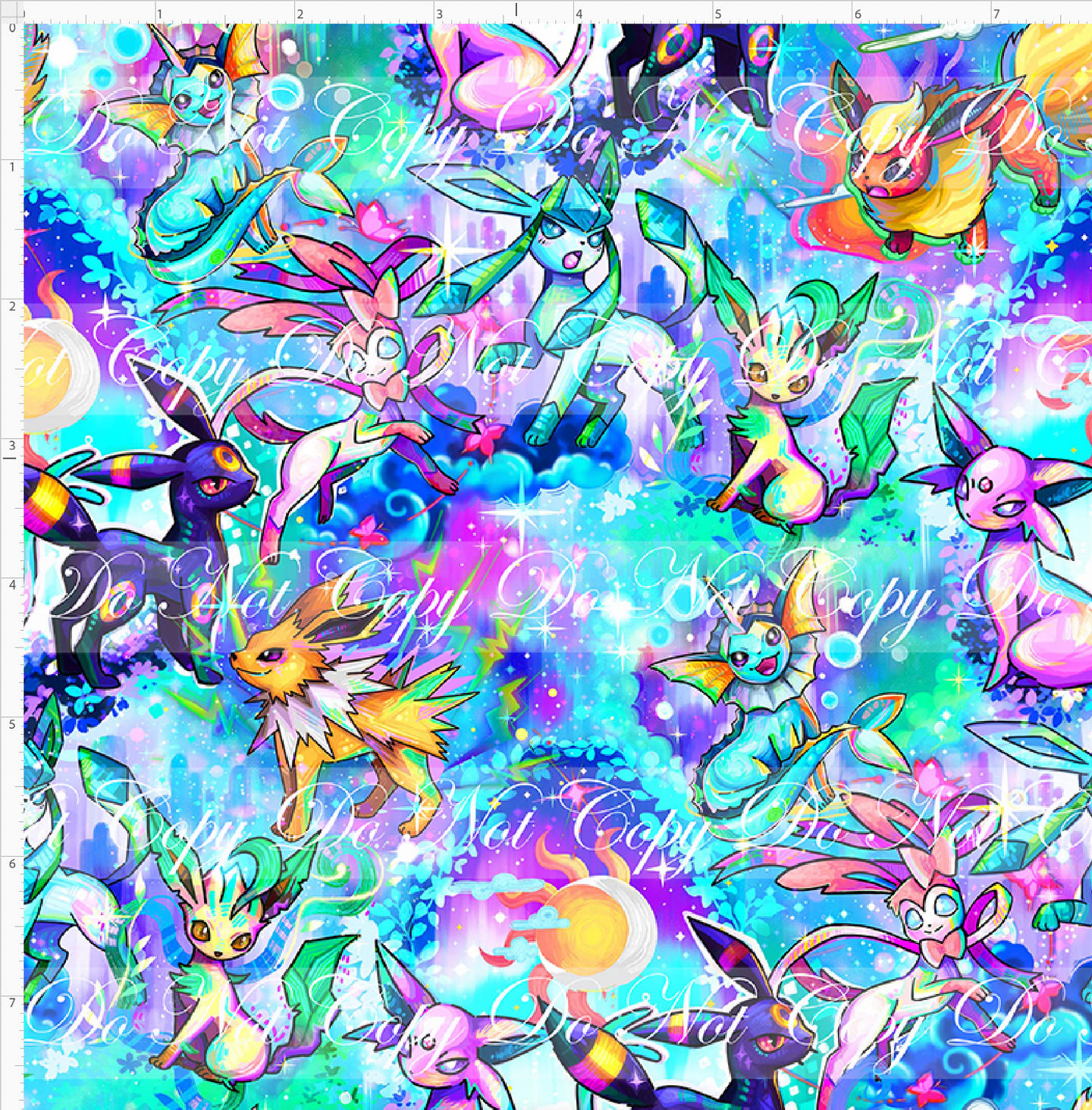 PREORDER - Elemental Critters - Evee - Teal - SMALL SCALE