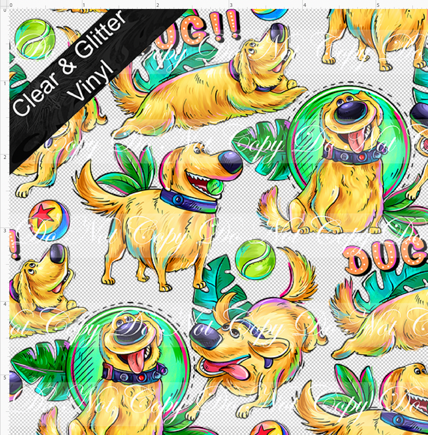 PREORDER - My Greatest Adventure - Dug - CLEAR & GLITTER VINYL - SMALL SCALE