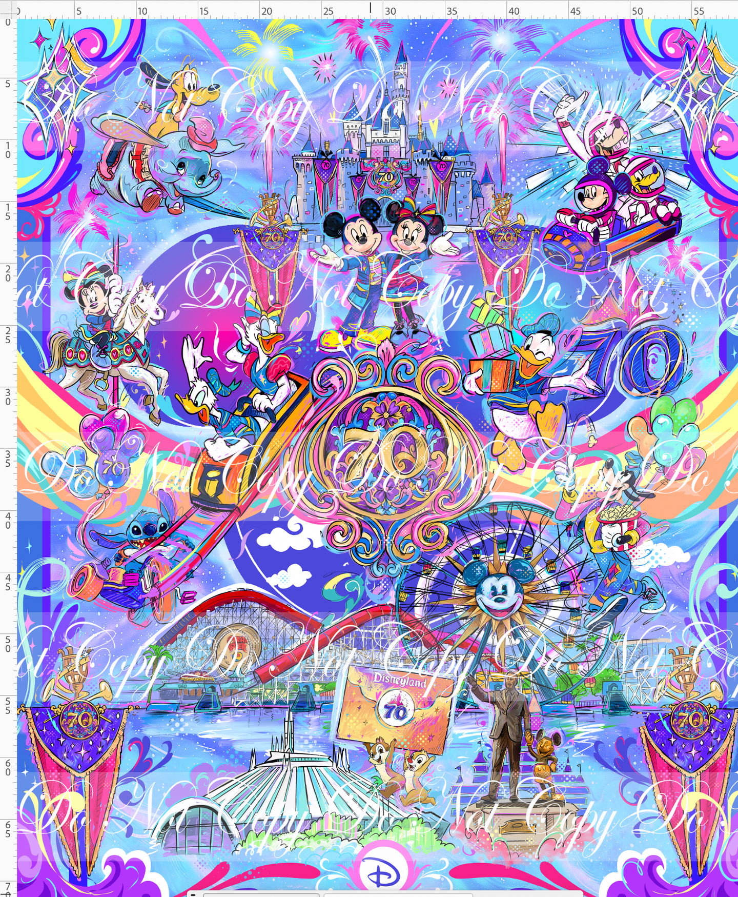 PREORDER - 70 Years of Magic - Adult Blanket Topper