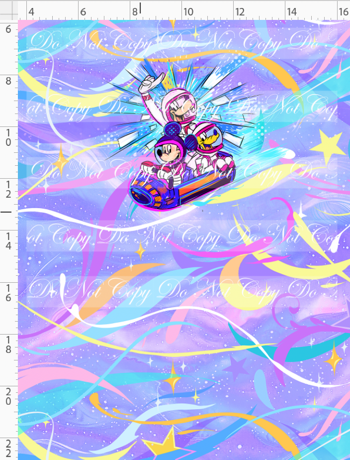 PREORDER - 70 Years of Magic - Panel - Purple - Space Ship - CHILD