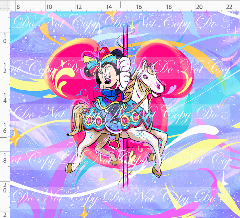 PREORDER - 70 Years of Magic - Panel - Purple - Girl Mouse - ADULT