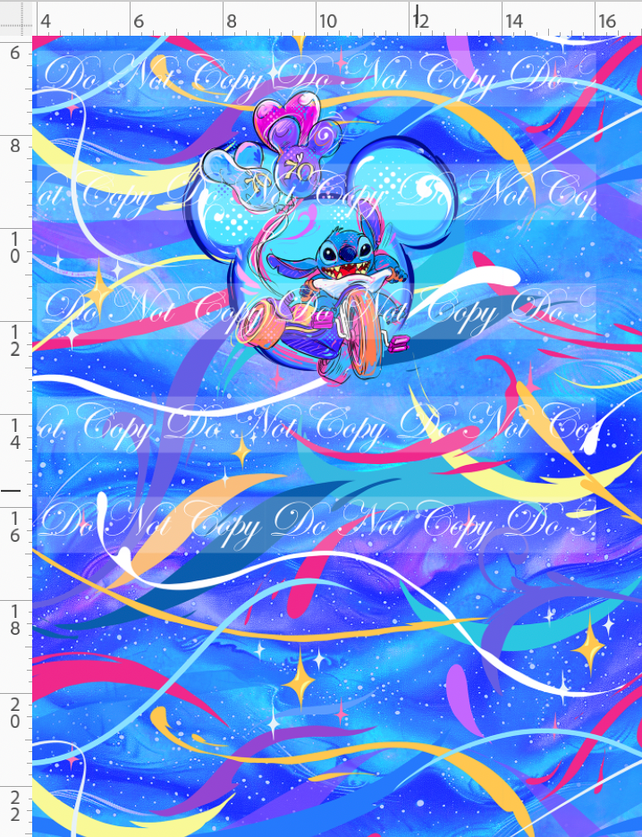 PREORDER - 70 Years of Magic - Panel - Royal Blue - 626 - CHILD