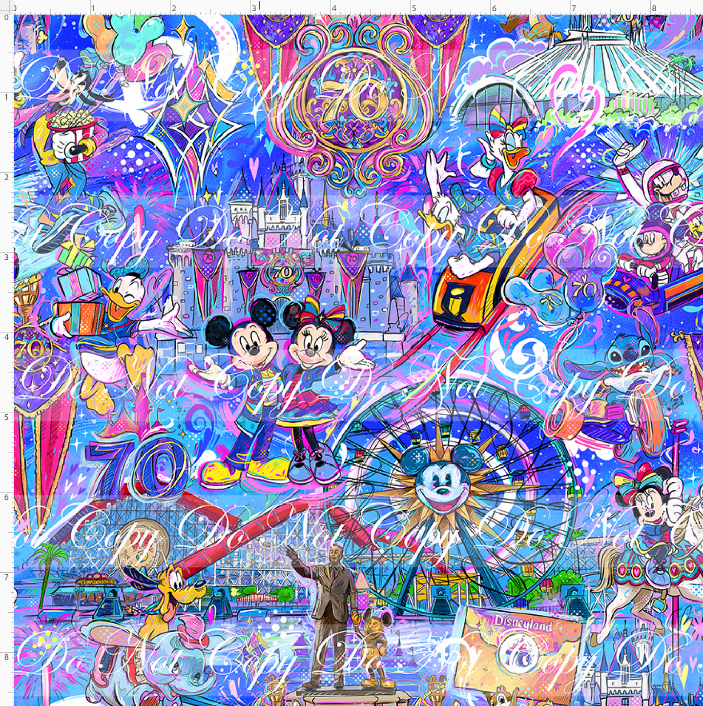 PREORDER - 70 Years of Magic - Main - Royal Blue - SMALL SCALE