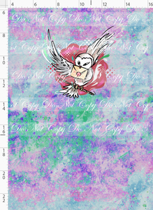 PREORDER - Magical Mischief - Panel - Owl - Multicolor Simple Background - CHILD