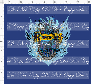 PREORDER - Magical Mischief - Panel - Blue Crest - Blue Solid Background - ADULT