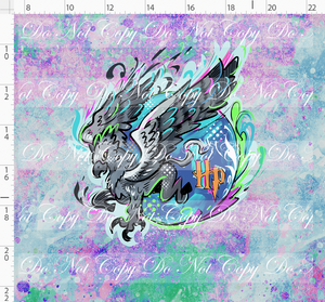 PREORDER - Magical Mischief - Panel - Hippo - Multicolor Simple Background - ADULT