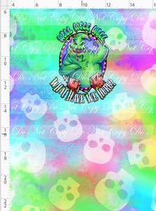 PREORDER - This is Halloween - Panel - Rainbow Skulls - Oogie - CHILD
