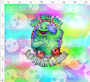 PREORDER - This is Halloween - Panel - Rainbow Skulls - Oogie - ADULT
