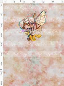 PREORDER - Steampunk Tinkers - Panel - Antique Rose - Dog - CHILD