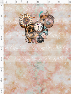PREORDER - Steampunk Tinkers - Panel - Antique Rose - Mouse Head - CHILD