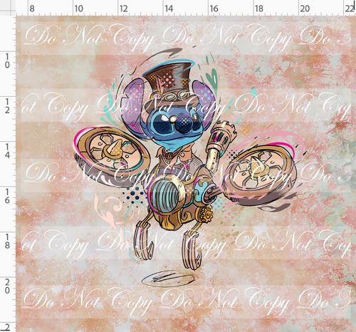 PREORDER - Steampunk Tinkers - Panel - Antique Rose - 626 - ADULT