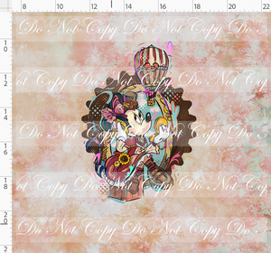 PREORDER - Steampunk Tinkers - Panel - Antique Rose - Girl Mouse - ADULT