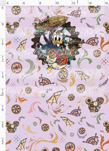 PREORDER - Steampunk Tinkers - Panel - Lavender - Boy Duck - CHILD