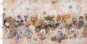 PREORDER - Steampunk Tinkers - Double Border - Antique Rose