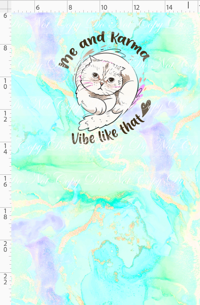 PREORDER - Karma & Chaos - Panel - Karma Vibe - Blue Green - CHILD