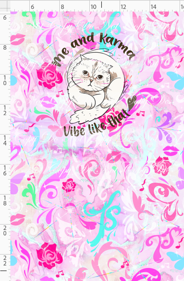 PREORDER - Karma & Chaos - Panel - Karma Vibe - Light Pink with Elements - CHILD