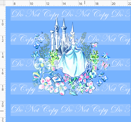 PREORDER - LP Inspired - Cindy - Panel - Cornflower - ADULT