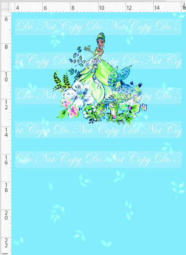 PREORDER - LP Inspired - Frog Princess - Panel - Blue - CHILD