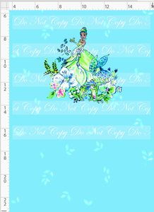 PREORDER - LP Inspired - Frog Princess - Panel - Blue - CHILD