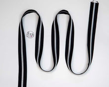 RETAIL Zipper Tape - Black Tape with Silver coils