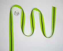 RETAIL Zipper Tape - Lime Tape with Gunmetal coils