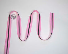 RETAIL Zipper Tape - Pink Tape with Gunmetal coils