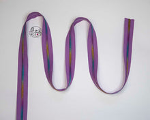RETAIL Zipper Tape - Purple tape with Rainbow coils