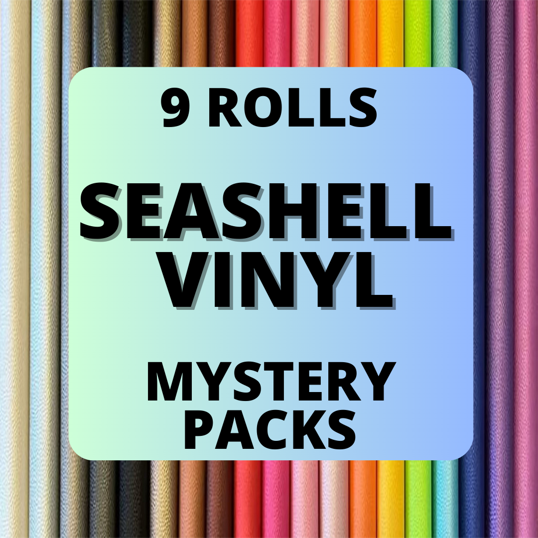 Seashell Vinyl-Mystery Pack-Includes 9 rolls