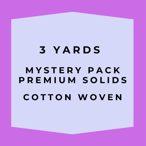 SOLIDS Cotton Woven - Mystery Pack (3 Different Colors)