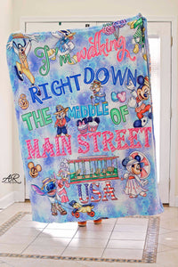 PREORDER - Main Street USA - Adult Blanket Topper