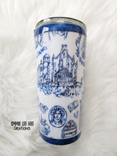 PREORDER - Haunted Toile - Main - Blue - REGULAR SCALE