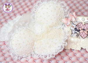 PREORDER - Happily Ever After - Lace - Beige White - MINI SCALE