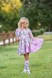 CATALOG - PREORDER R104 - Sweet Friends - Dots - Pink