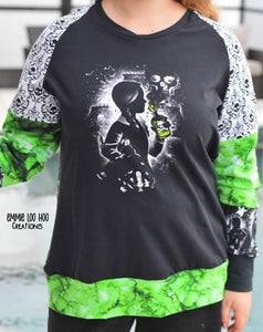 CATALOG - PREORDER R112 - Family Shadows - Poison Green Alcohol Ink