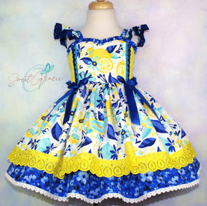 CATALOG -PREORDER R113 - Lemon Twist - Lemons and Flowers - Complicated