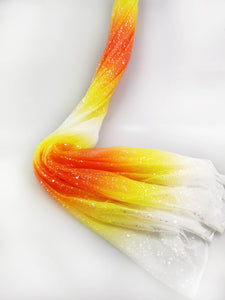 Ready to Ship - Splatter - Tulle - Candy Corn