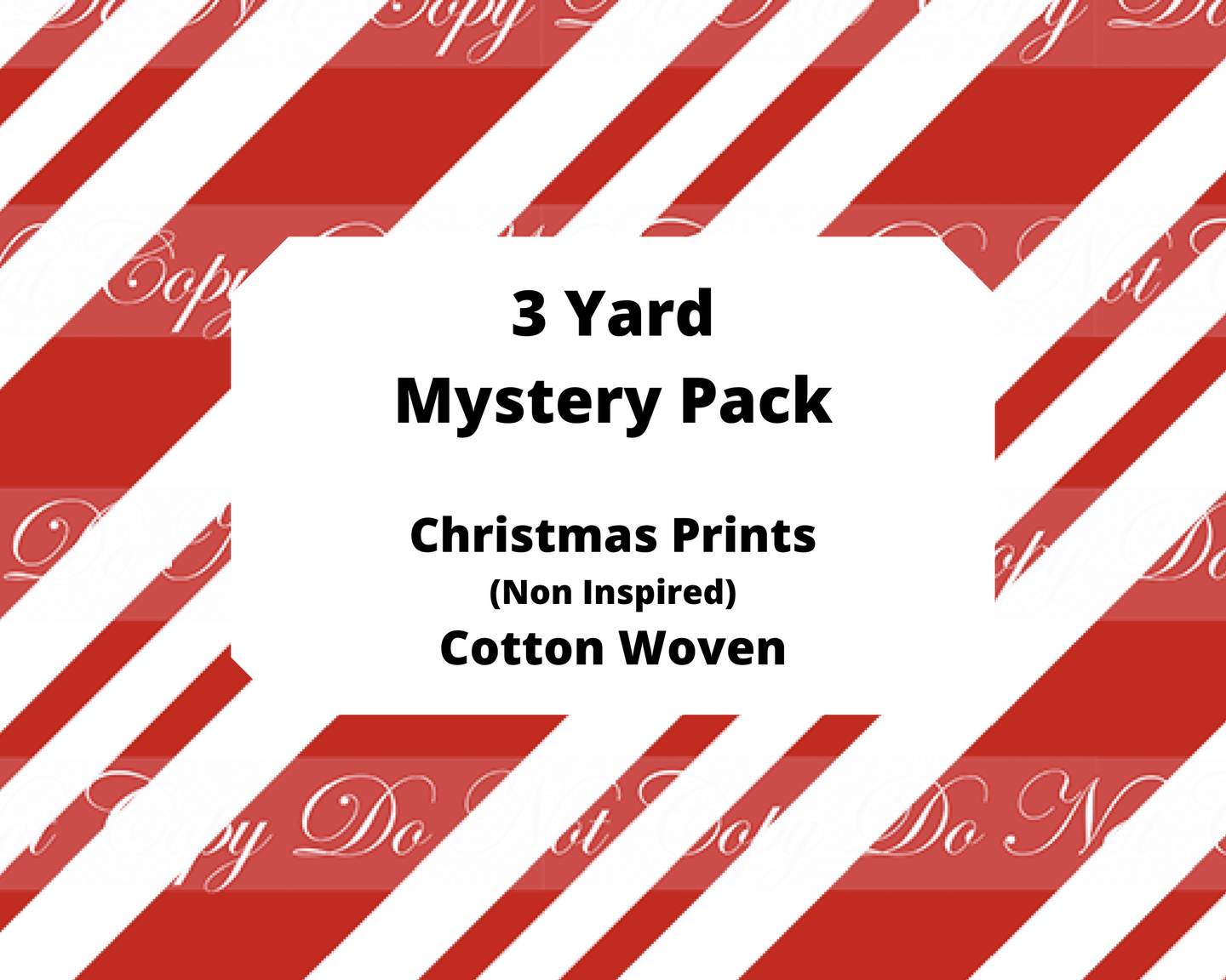Retail - Cotton Woven - Christmas - Mystery Pack (3 Different Prints)
