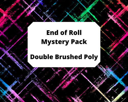 Retail - Double Brushed Poly - End of Roll - Mystery Scrap Pack