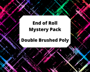 Retail - Double Brushed Poly - End of Roll - Mystery Scrap Pack